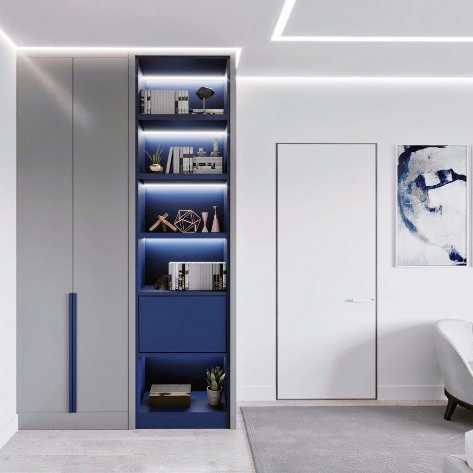 Luxury White Internal Invisible Door With Hidden Hinges Manufacturers, Luxury White Internal Invisible Door With Hidden Hinges Factory, Supply Luxury White Internal Invisible Door With Hidden Hinges