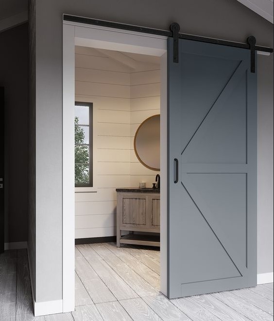 Modern Designs Black WPC Wood Barn Door Manufacturer Nepals, Modern Designs Black WPC Wood Barn Door Factory, Supply Modern Designs Black WPC Wood Barn Door