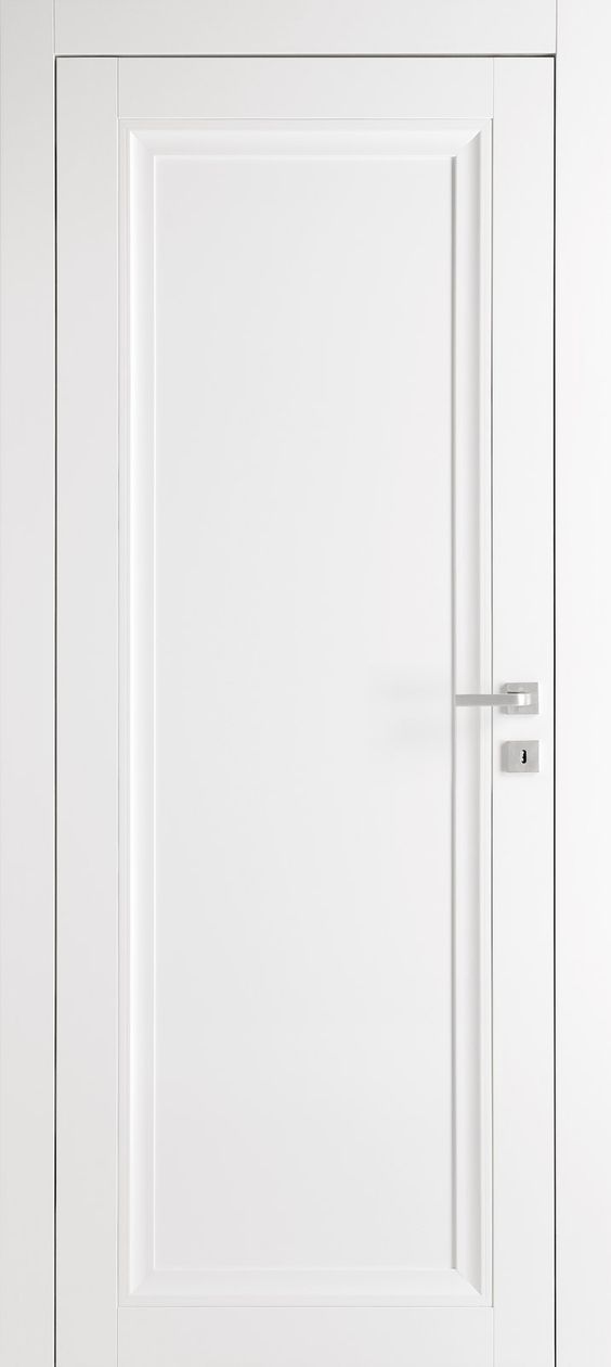 white interior door