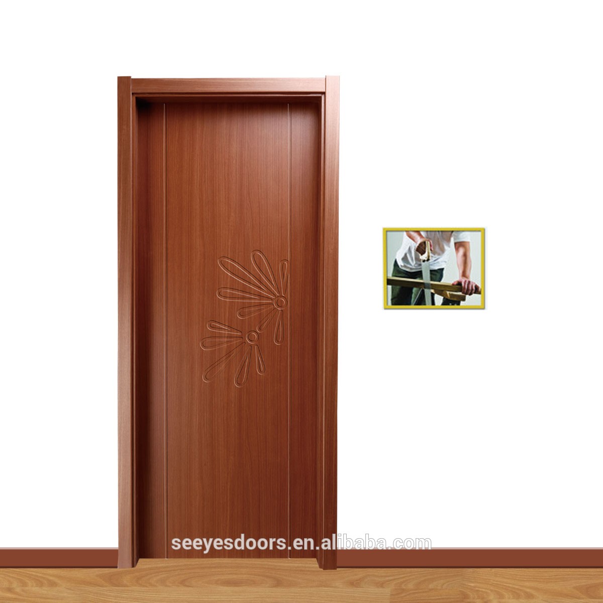 Modern Minimalist Mdf Moulded Room Bedroom HDF Wooden Door Manufacturer Nepals, Modern Minimalist Mdf Moulded Room Bedroom HDF Wooden Door Factory, Supply Modern Minimalist Mdf Moulded Room Bedroom HDF Wooden Door
