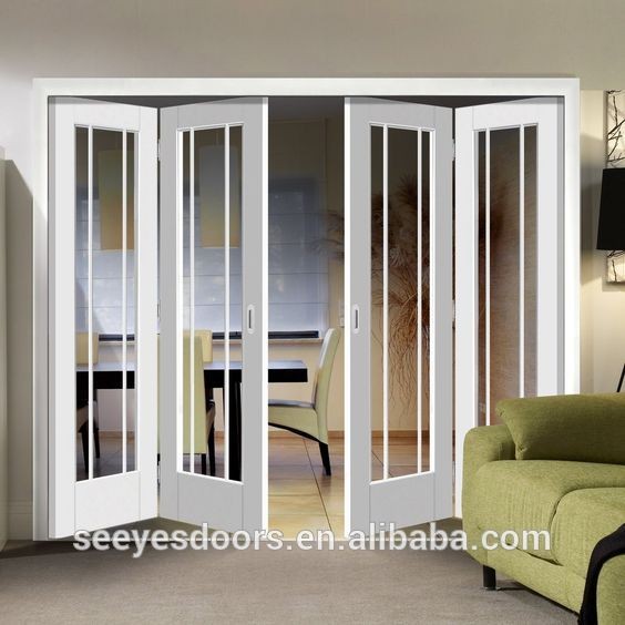 Interior Pvc Glass Accordion Door