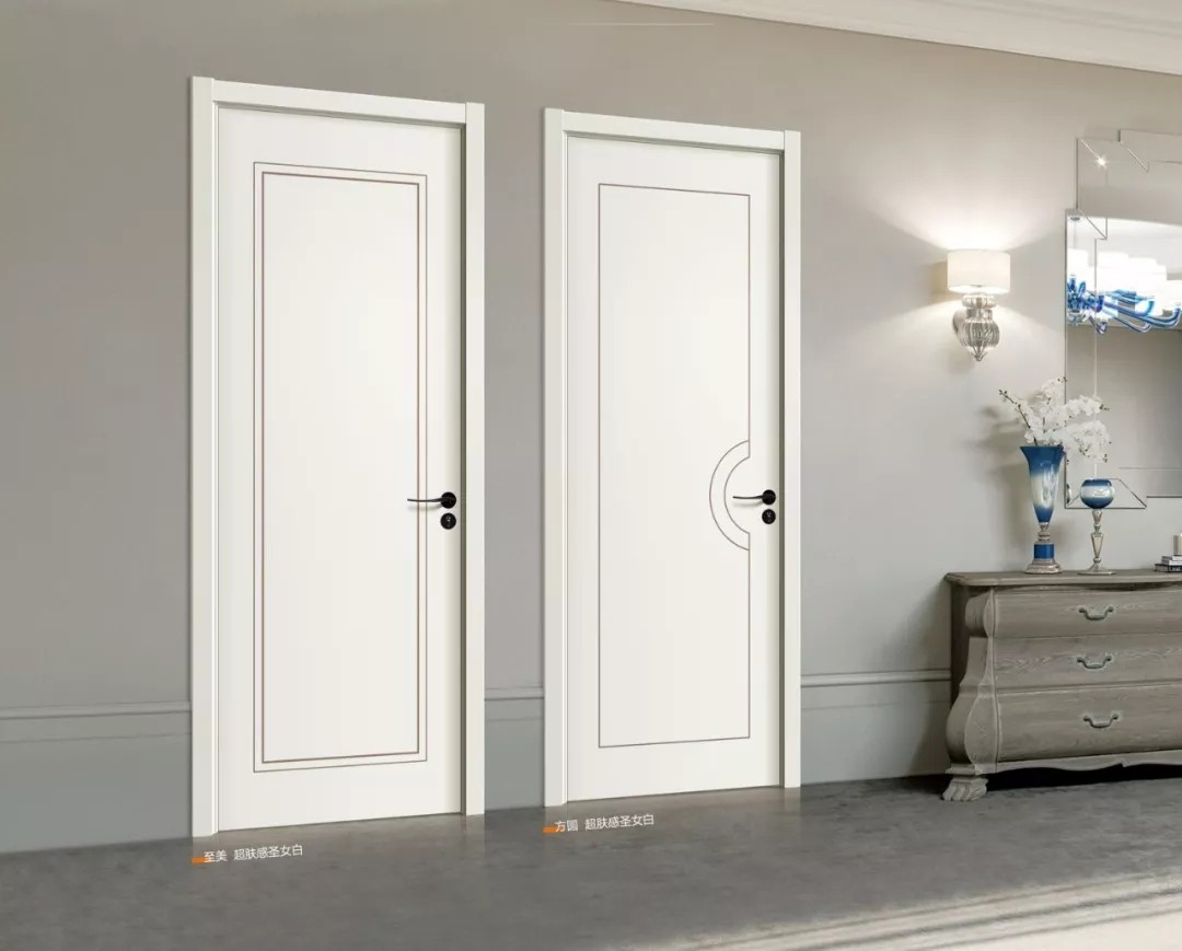Simple White Interior Bedroom Solid Wood Door Manufacturer Nepals, Simple White Interior Bedroom Solid Wood Door Factory, Supply Simple White Interior Bedroom Solid Wood Door