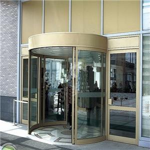 Induction Automatic Tempered Glass Aluminum Entry Sliding Door