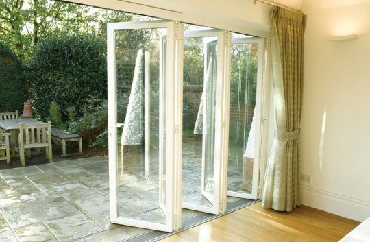 White Color Aluminum Frame Tempered Glass Patio Folding Doors Manufacturers, White Color Aluminum Frame Tempered Glass Patio Folding Doors Factory, Supply White Color Aluminum Frame Tempered Glass Patio Folding Doors