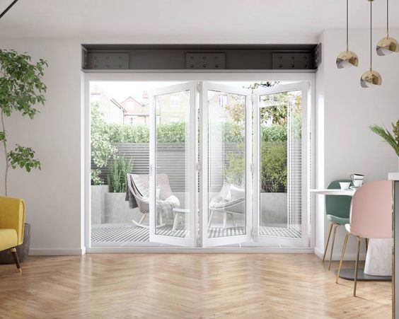 accordion door