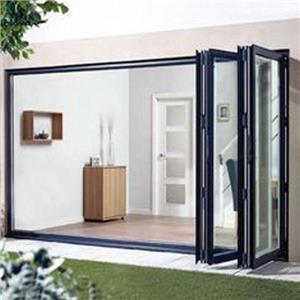 Insulation Windproof Low-E Glass Bid Folding Patio Doors