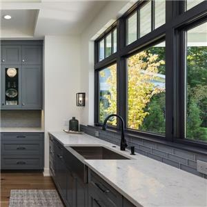Full-viewed Aluminum 10mm Glass Sliding Patio Windows