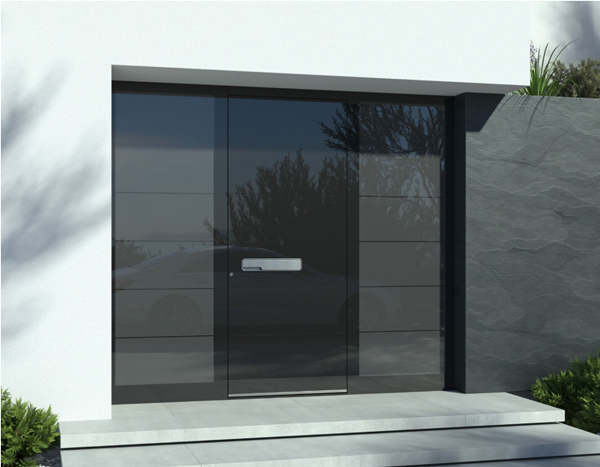 Black and Grey mirror glass security steel door with best price Manufacturers, Black and Grey mirror glass security steel door with best price Factory, Supply Black and Grey mirror glass security steel door with best price