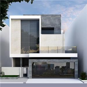 Mirror Glass Automatic Electric Garage Door