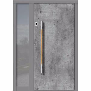 Drak grey Metal Stainless Steel Security Entry Door