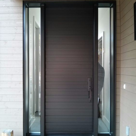 Strong Security Aluminum Structure Portes Entry Door