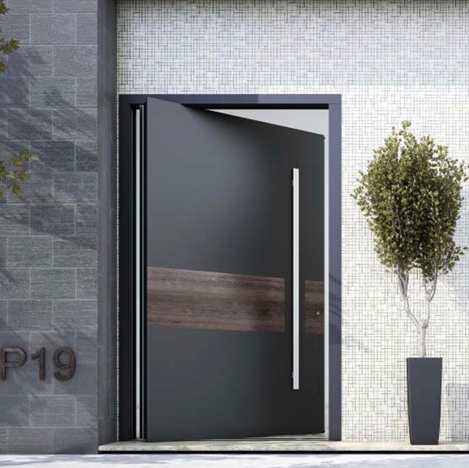 Metal Pivot Door Nepal