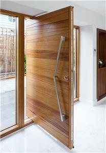 Popularity solid wood frame white oak entry Pivot Door Nepal designs