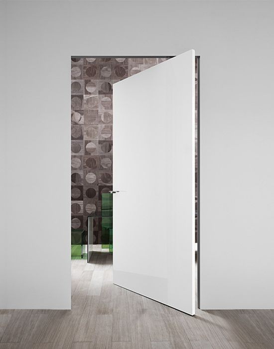 French metal stainless steel white entry Pivot Door Nepals with glass panel