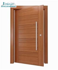 Natural designs teak wood painting Front Door Nepal  with sidelight