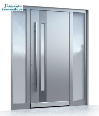 Strong Quality Metal Stainless Steel Security Front Door Nepal  with sidelight