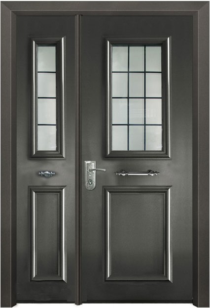 Israel Fancy Aluminum Main Gate Front Door Nepal  With Glass