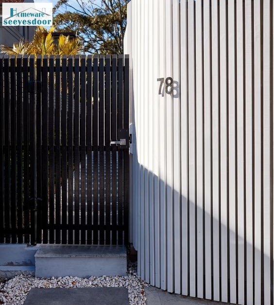 Modern Iron Wrought Entrance Main Door For Villa House Driveway