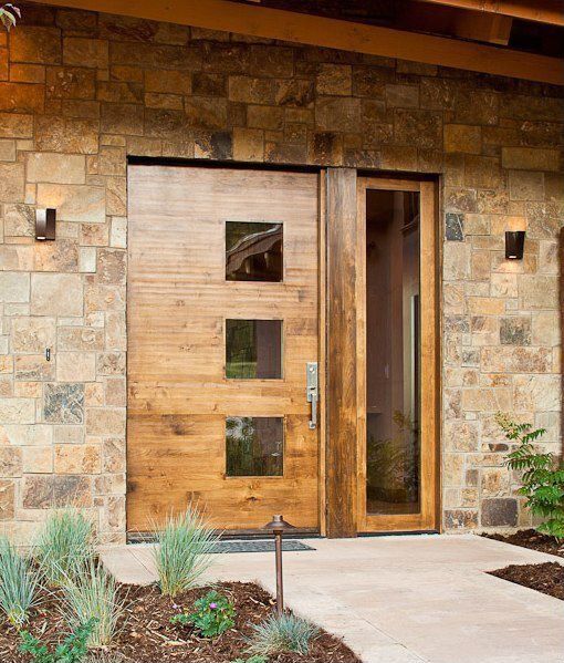 modern wood door modern wood door